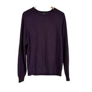 Rodd & Gunn NWT Hawtrey Knit Merino Wool Sweater Rib Shoulder & Forearm Size M